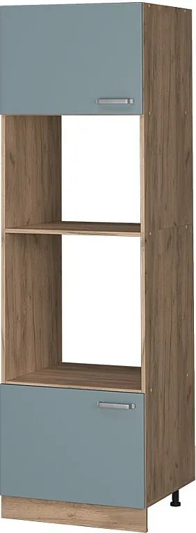 Szafka do mikrofalówki niebiesko-szary 60x57.2x206.8 r-line