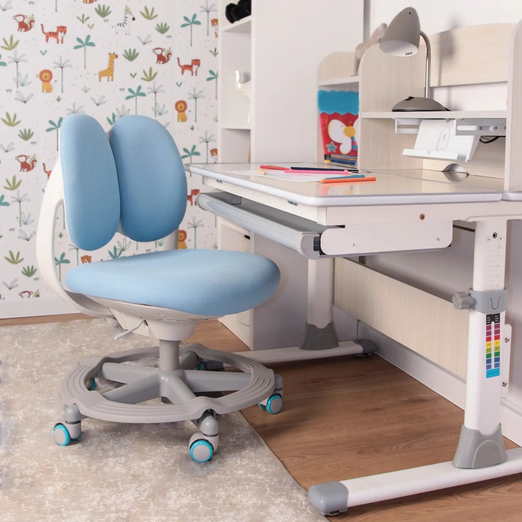 Ergonomiczny fotel dziecięcy z dwudzielnym oparciem Goofy
