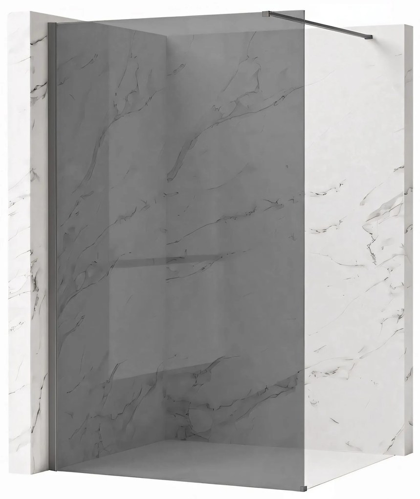 Kabina prysznicowa Walk-In Rea Flexi Grey / Tytan 100