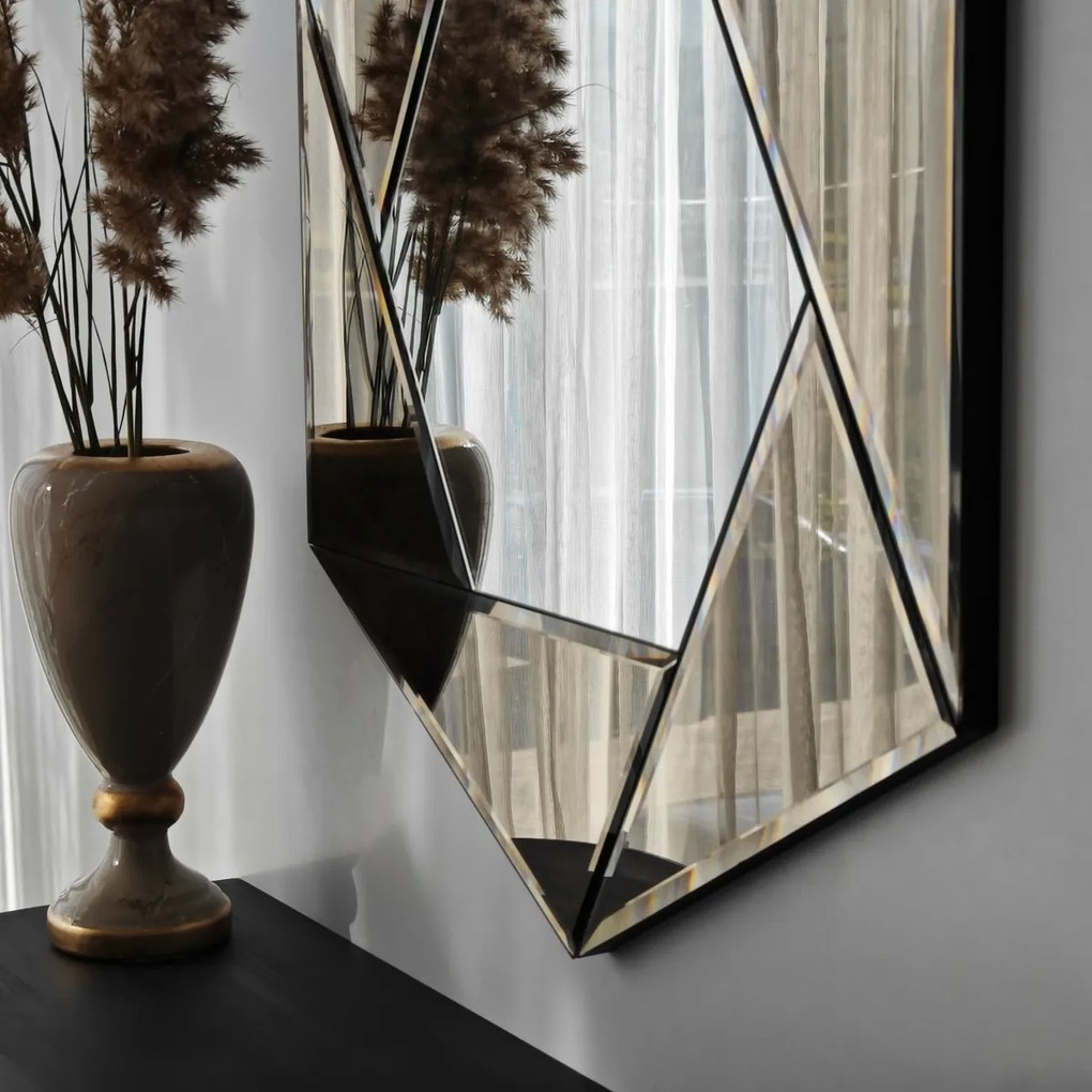 Lustro Status Bronze 60 x 70 cm