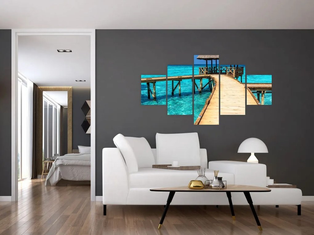 Obraz - Molo (125x70 cm)