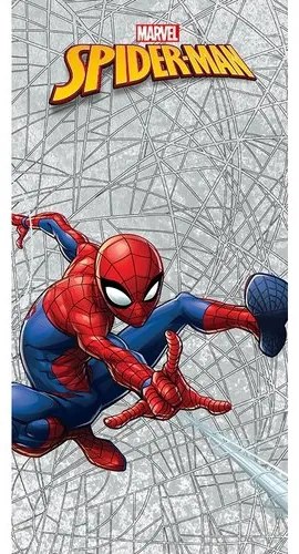 Ręcznik kąpielowy dla dzieci Spider-Man Pajęczyna, 70 x 140 cm