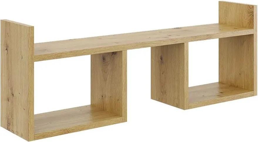 Skandynawska półka ścienna w kolorze dąb artisan M5-G56