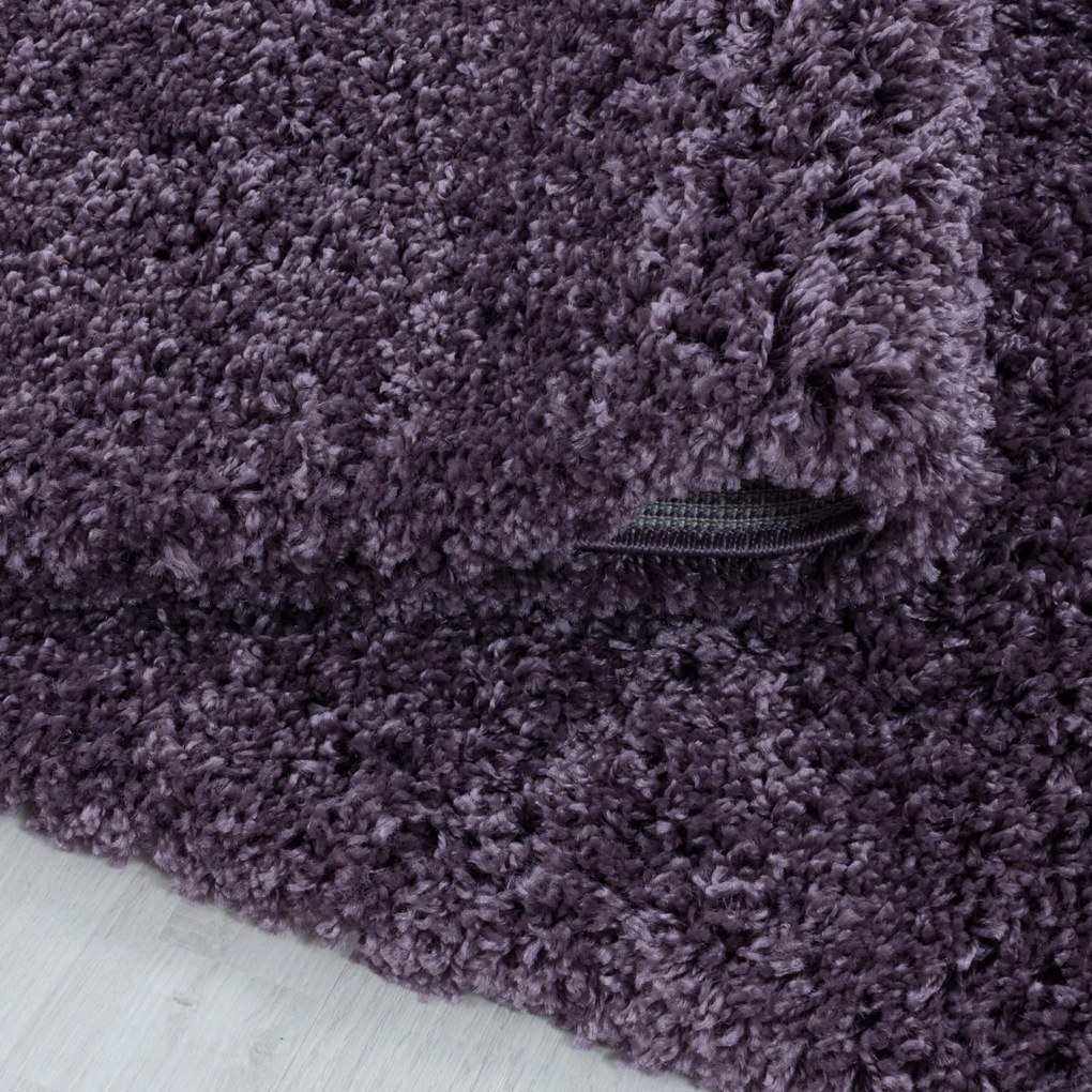 Dywan shaggy Sydney fioletowy 120 cm x 170 cm