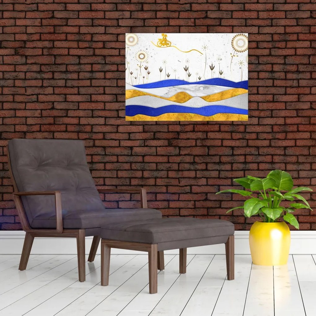 Obraz - Złote Góry (70x50 cm)