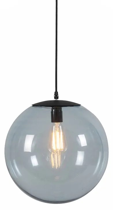 Nowoczesna lampa wisząca szara 35cm - Pallon ArtDeco Oswietlenie wewnetrzne