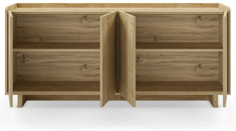Komoda w dekorze dębu w naturalnym kolorze 180x80x40 cm Daira – Marckeric
