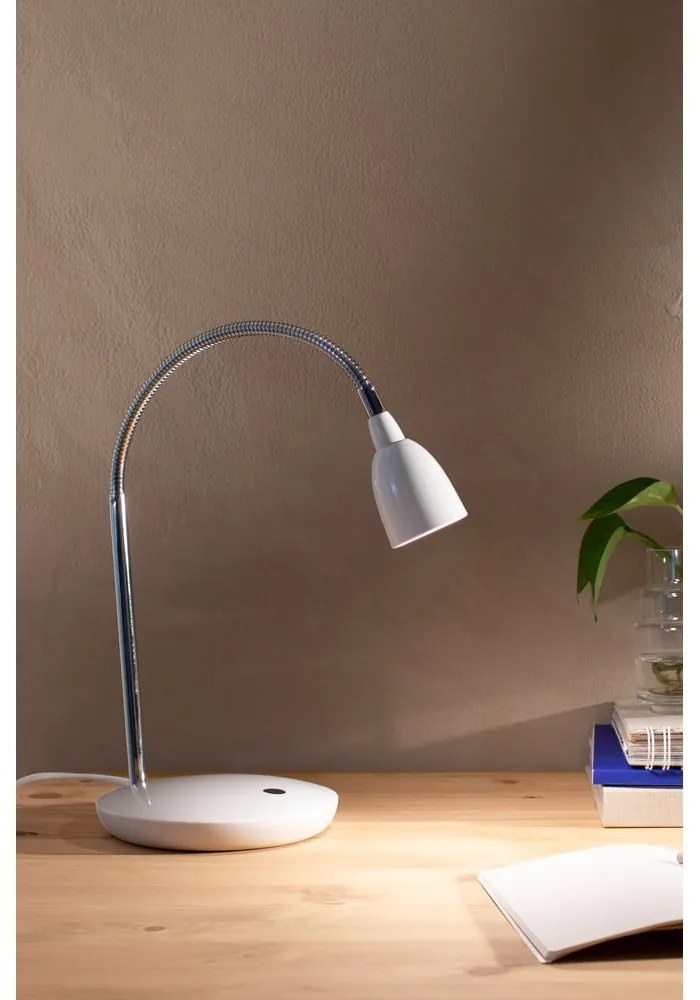 Biała lampa stołowa LED (wysokość 41,5 cm) Tulip – Markslöjd