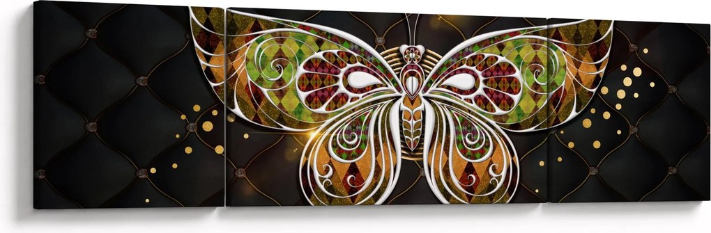 Obraz - Magiczny motyl (170x50 cm)