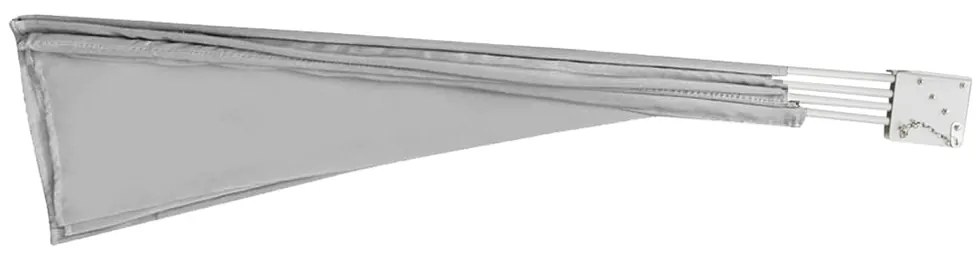 Wachlarz, osłona balkonowa, 140 cm, w 2 kolorach-szary