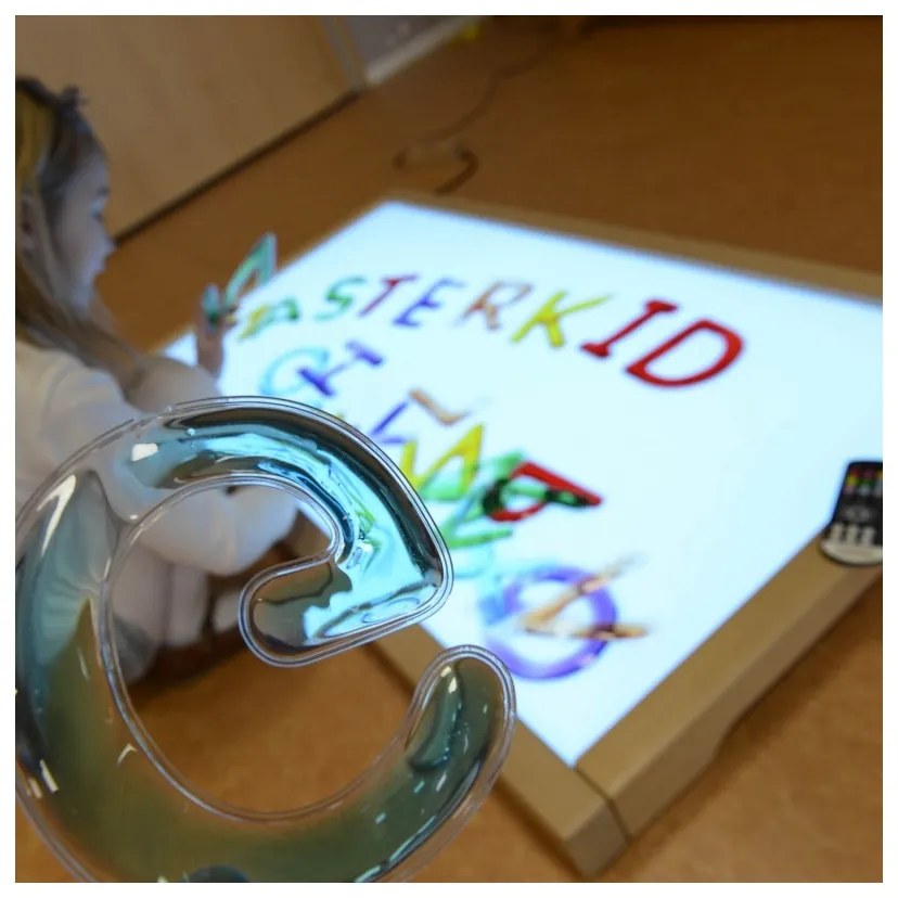 Masterkidz zestaw literek i cyferek alfabet montessori