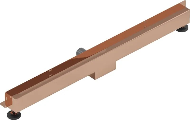 Mexen Flat Wall odpływ liniowy ścienny 2w1 100 cm, różowe złoto - 1630100