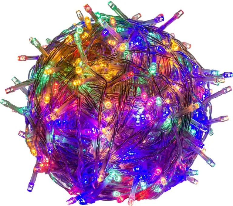 Świąteczne LED oświetlenie - 10 m, 100 LED, kolorowe