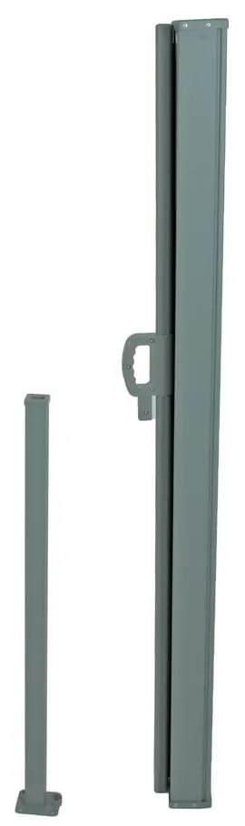 Szara metalowa osłona balkonowa 300x160 cm – Garden Pleasure