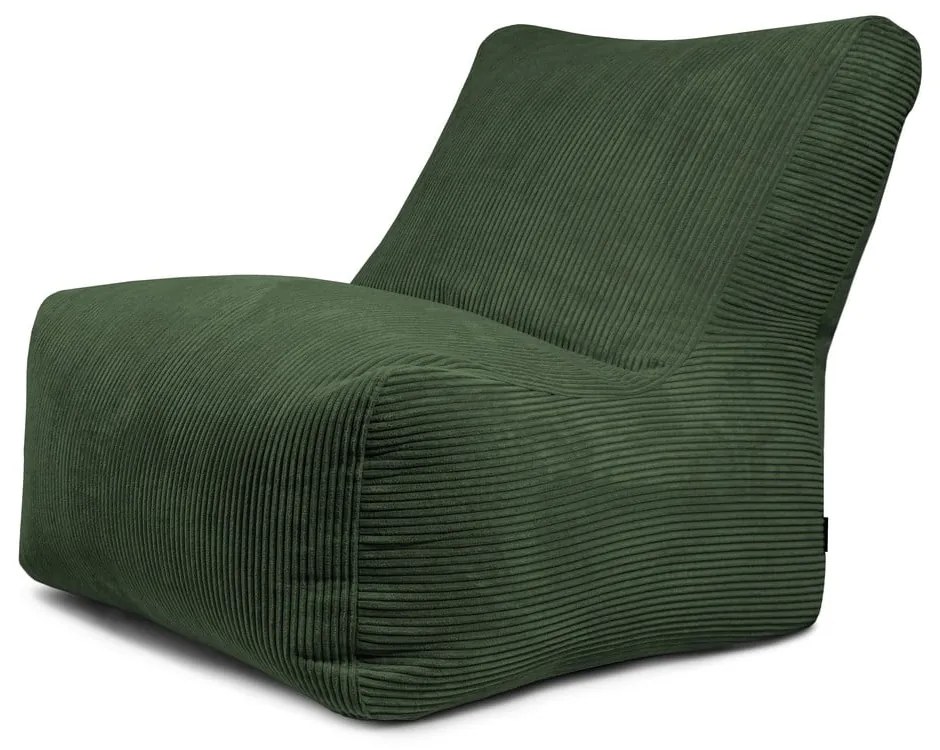 Zielony sztruksowy worek do siedzenia Seat 100 Lounge – SLOWDOWN
