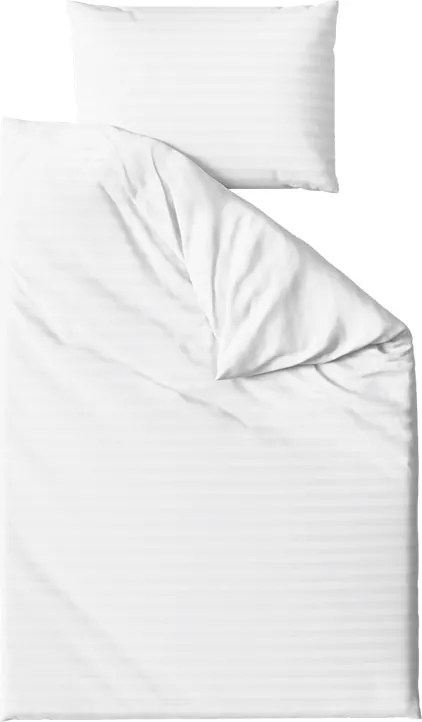 PrzytulneMieszkanie.pl PrzytulneMieszkanie.pl Hotelowa pościel z mikrofibry JASMINE biała - pasek 2 cm, hotelowa kieszeń Rozmiar pościeli: 70 x 90 cm | 140 x 220 cm