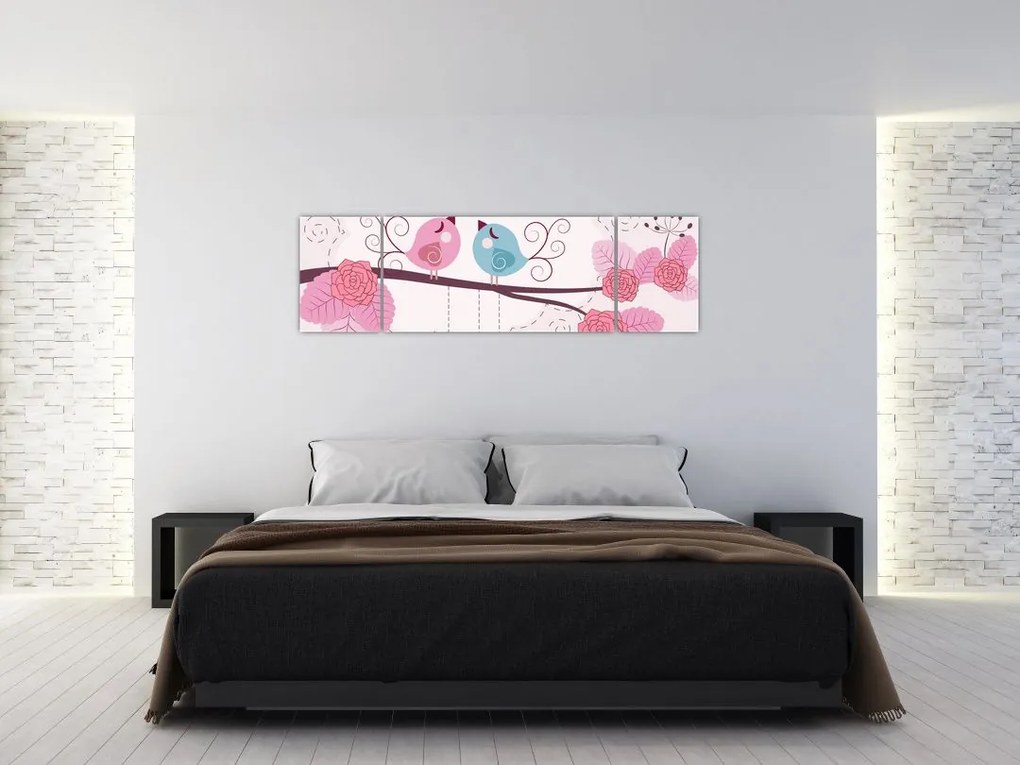 Obraz - Czas miłości (170x50 cm)