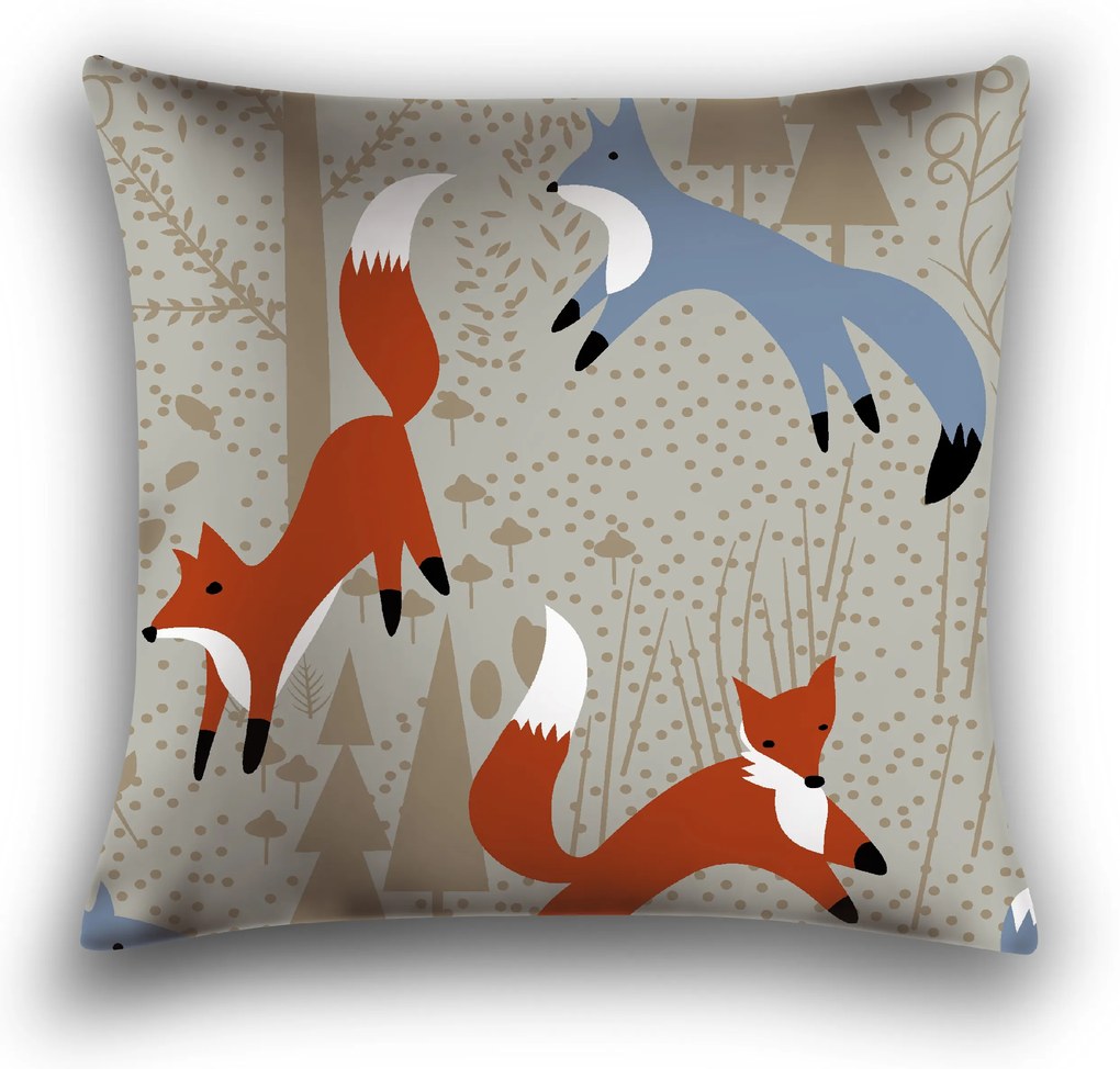Poszewka dekoracyjna na poduszkę RED FOX 40x50 cm, brązowa