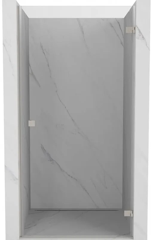 Mexen Lunar-B drzwi prysznicowe uchylne prawe 100 cm, transparent, nikiel szczotkowany - 832-100-000-97-00-P