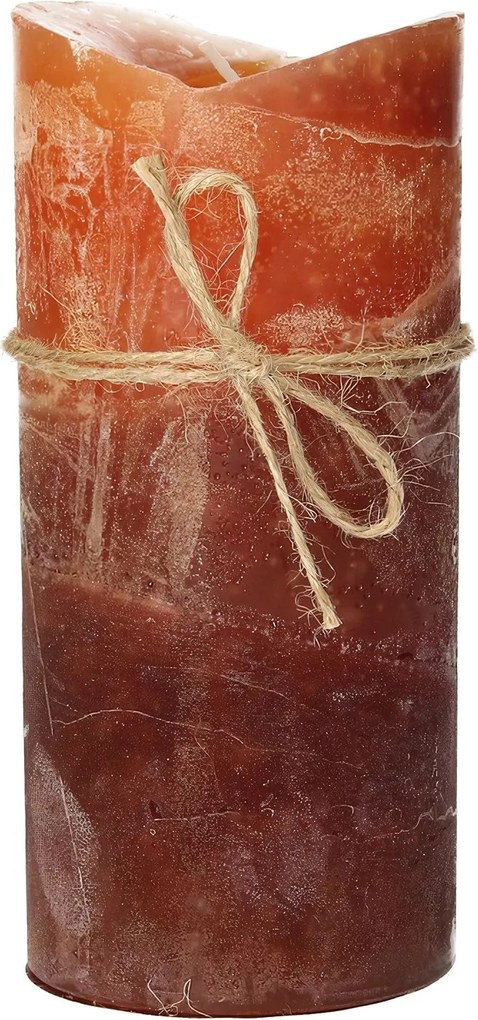 Świeca Dorotea 15cm amber