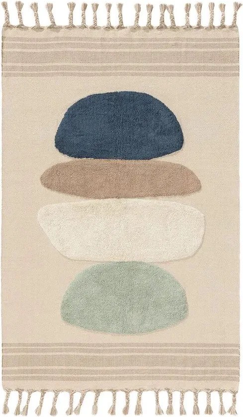 Bawełniany dywan z abstrakcyjnym wzorem Gibson