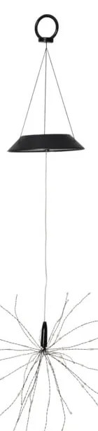 Ogrodowa lampa solarna LED z białymi diodami Star Trading Firework, wys. 50 cm