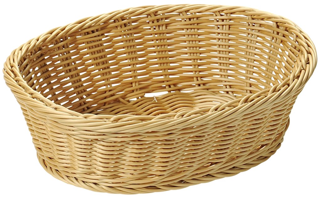 Koszyk na pieczywo, owoce, pleciony, 29,5 x 23 cm, beżowy, Kesper