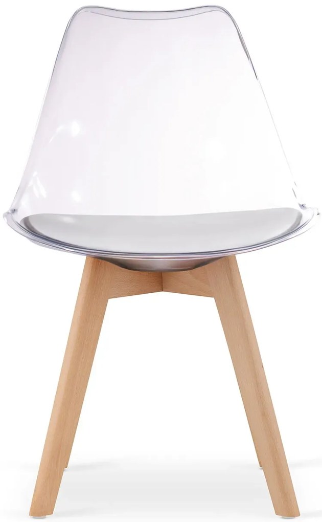 Przezroczyste krzesło minimalistyczne M5-F02