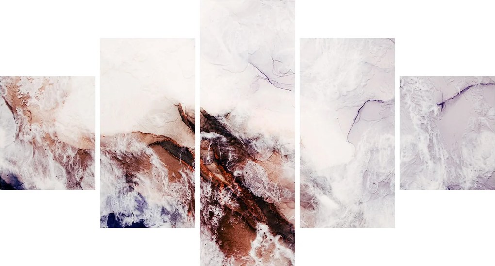 Obraz - Fioletowy marmur N⁰1 (125x70 cm)