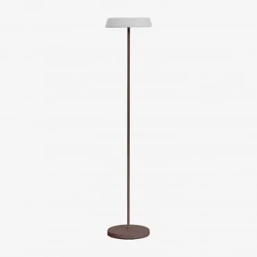 Ulenia Bezprzewodowa Zewnętrzna Lampa Solarna Led Na Podłogę Wędzony Brąz - Sklum