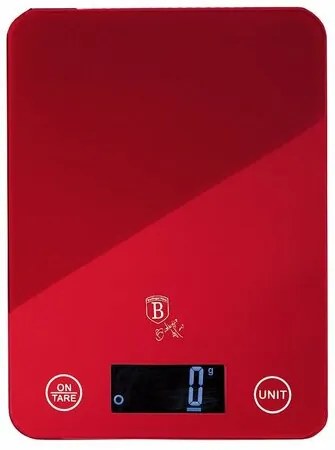 Berlinger Haus Waga kuchenna cyfrowa BurgundyMetallic Line, 5 kg