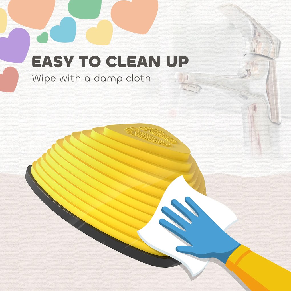 AIYAPLAY Zestaw 6 kamieni, antypоślizgowy design, do użytku wewnętrznego i zewnętrznego, łatwe do układania, kolorowe