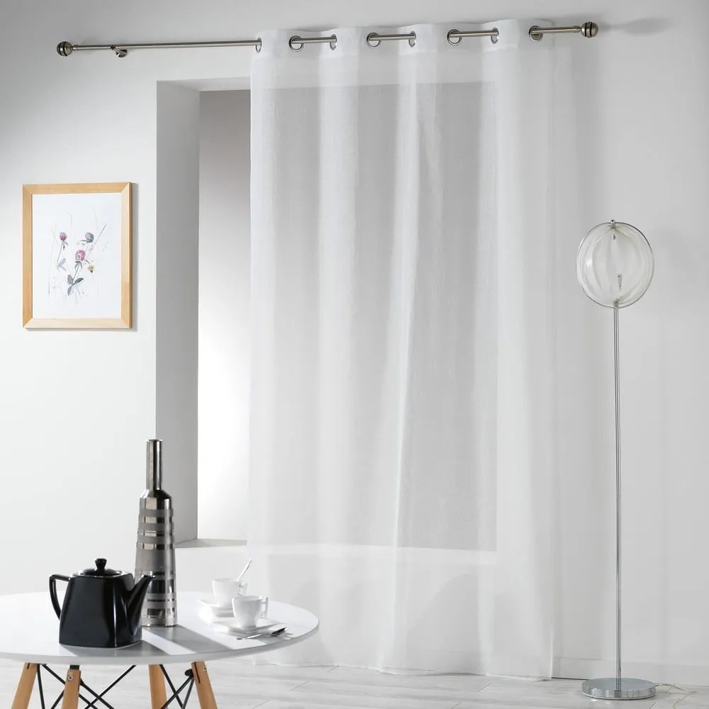 Biała firanka 140x280 cm Telma – douceur d'intérieur
