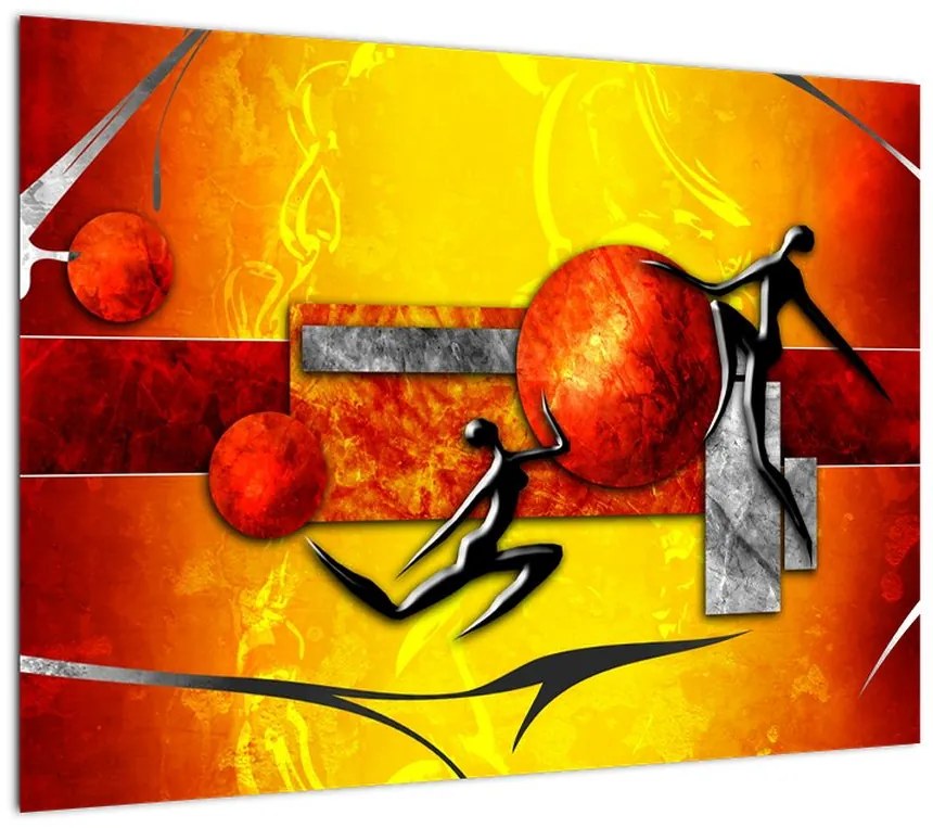 Obraz - Malarstwo ludzkości (70x50 cm)