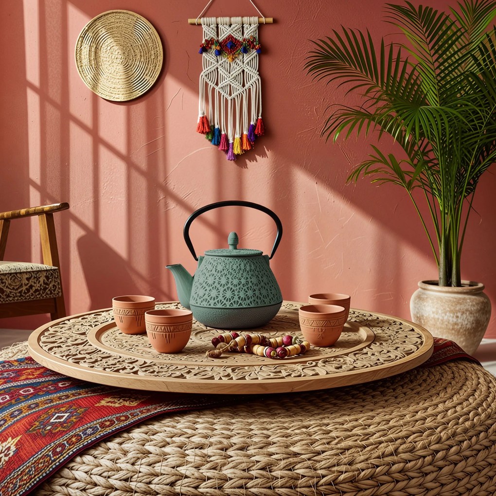 Czajnik żeliwny z zaparzaczem TAKI, 1000 ml