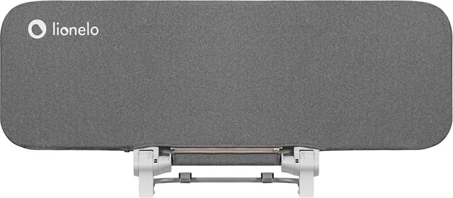 Lionelo - Barierka zabezpieczająca do łóżka LORA ciemnoszara