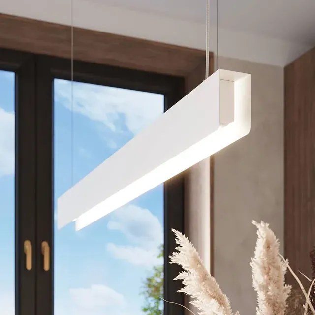 Biała nowoczesna lampa wisząca liniowa LED - 5X A622 B9-H51