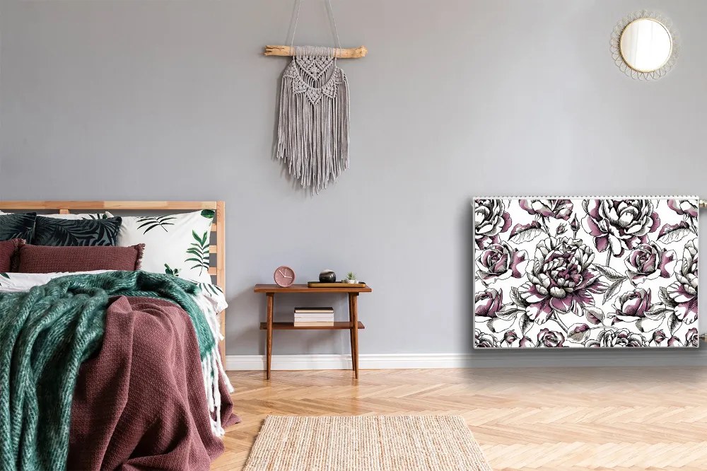 Mata dekoracyjna grzejnikowa Róże