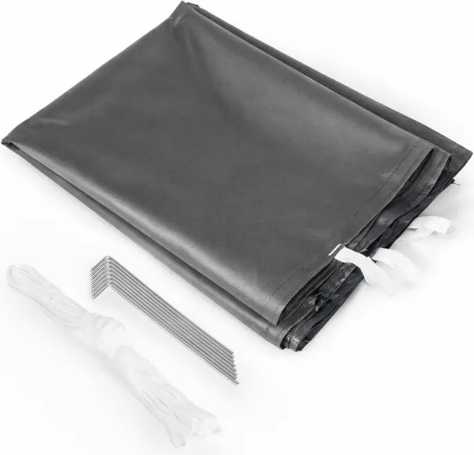 Pawilon ogrodowy, eventowy FG4, 3x3 m automatyczny - namiot z regulacją wysokości, szary