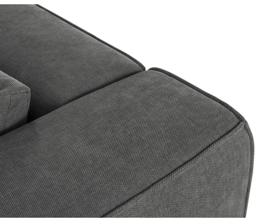 Ciemnoszara sofa 214 cm Esther – Milo Casa