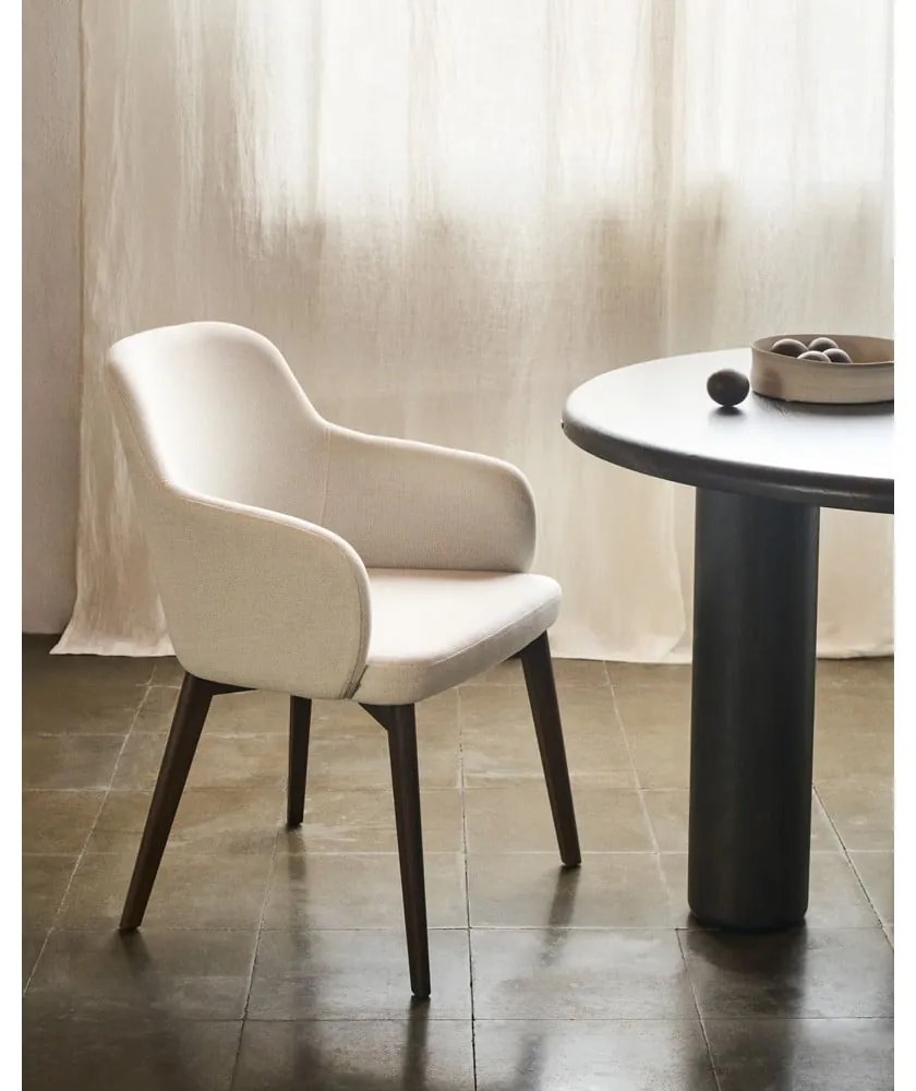 Kremowe krzesło Nelida – Kave Home