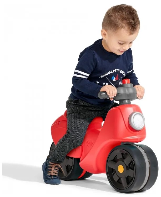 Falk jeździk scooter strada scooter czerwony ciche opony od 1 roku