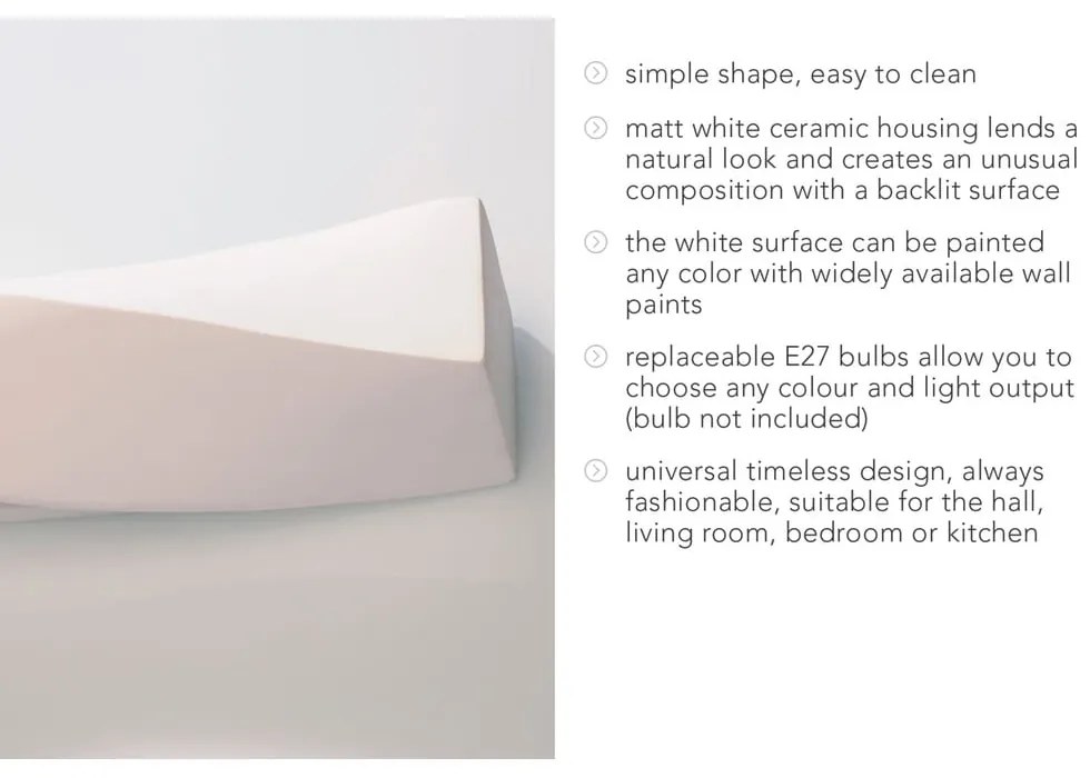 Kinkiet ceramiczny Nice Lamps Taurus
