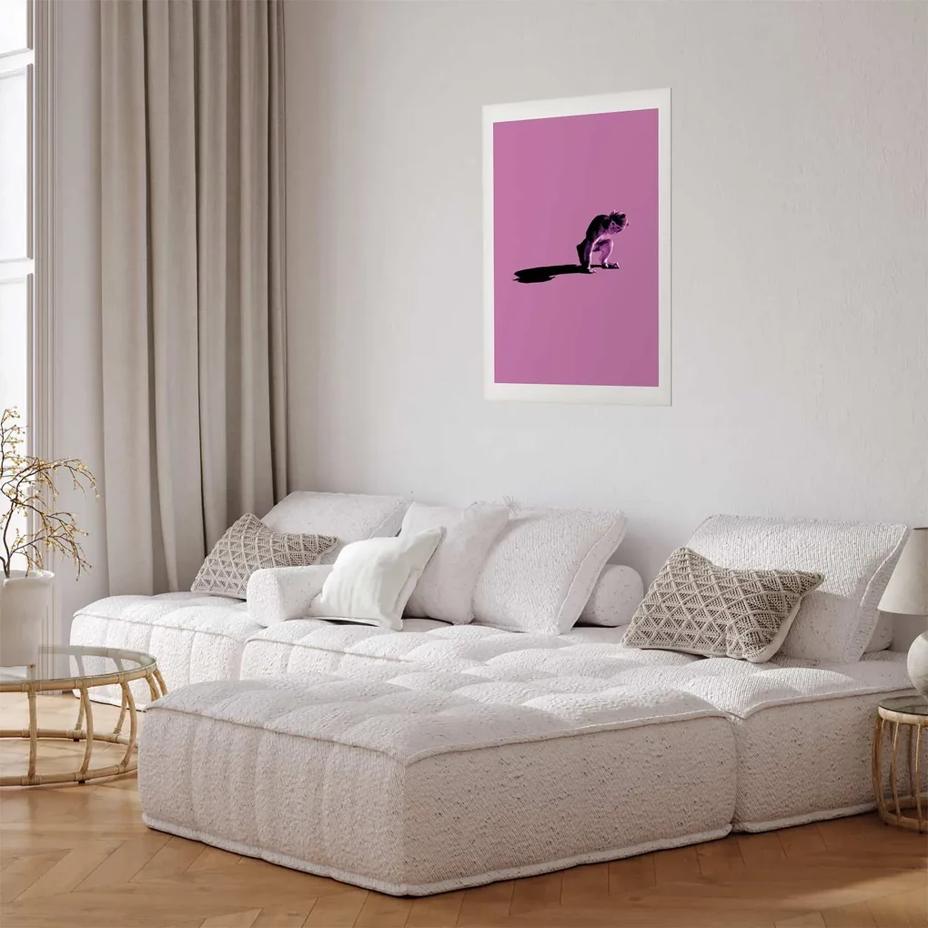 Plakat Mała małpka 29,7x42 cm bez ramy z marginesem ARTGEIST B