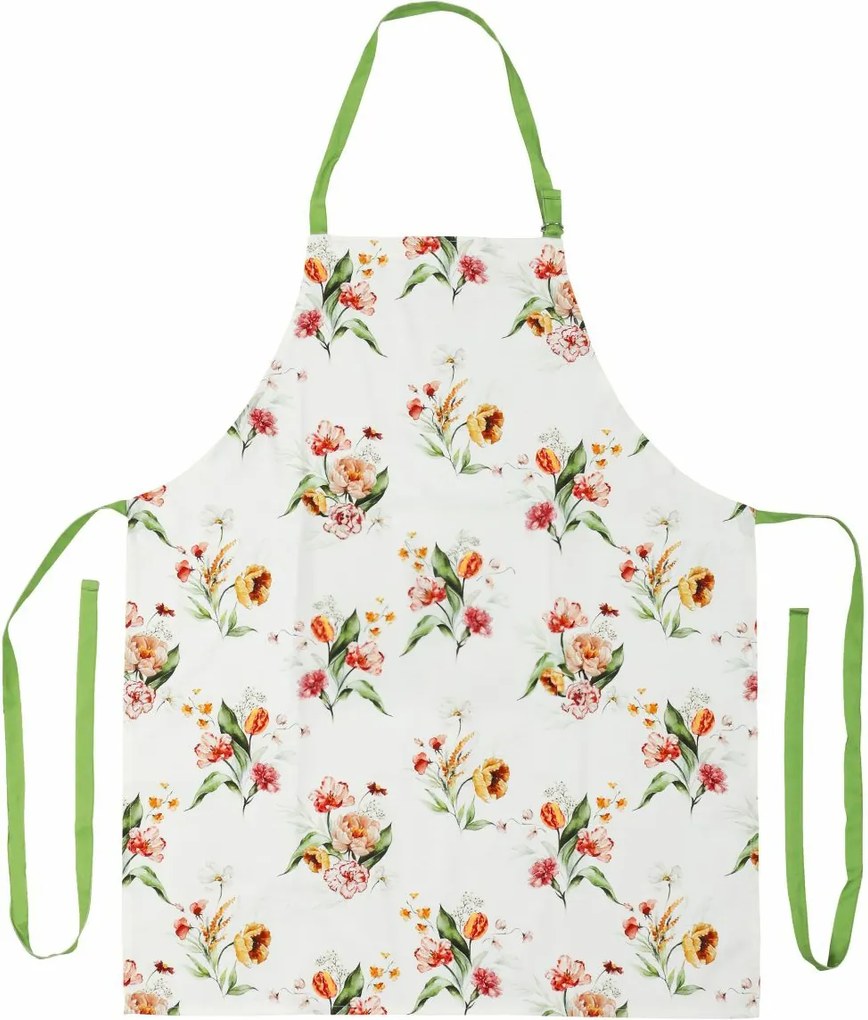 Fartuch kuchenny Peony w kolorach późnego lata, 85 x 70 cm