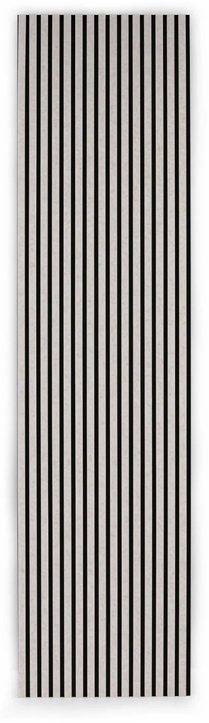 Dekoracyjny panel akustyczny, 2400 x 600 mm, 5 szt., czarny / beżowy