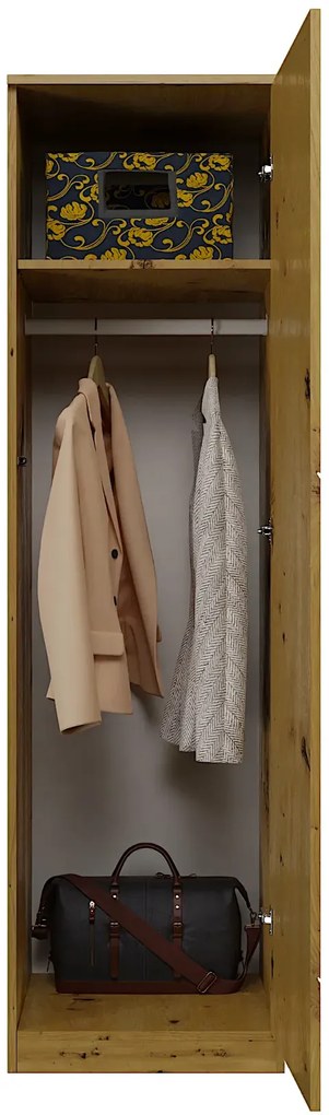 Minimalistyczna Szafa W Kolorze Dąb Artisan C8-F98