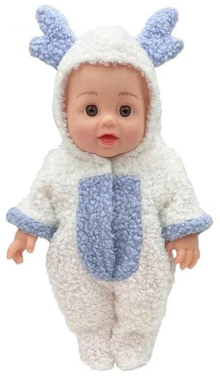 Woopie royal lalka bobas w ubranku reniferek + akcesoria 28cm