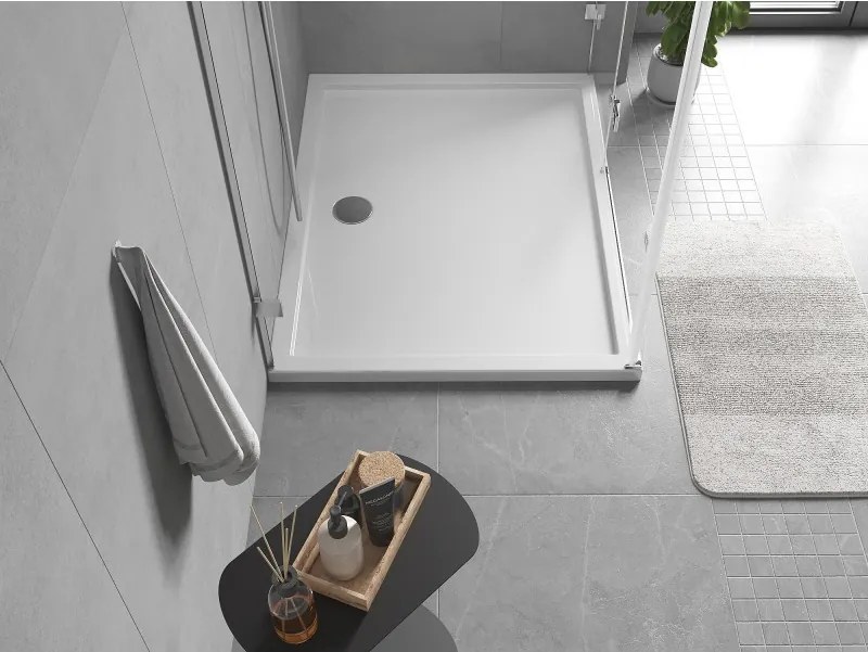 Mexen Flow brodzik prostokątny slim 90 x 85 cm, biały połysk - 46R108590
