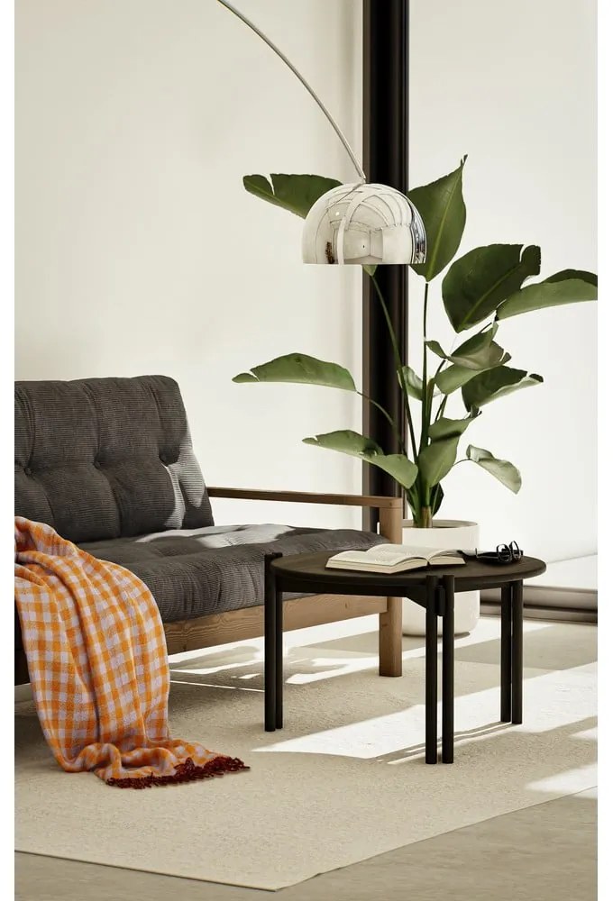 Ciemnoszara rozkładana sofa 205 cm Knob – Karup Design